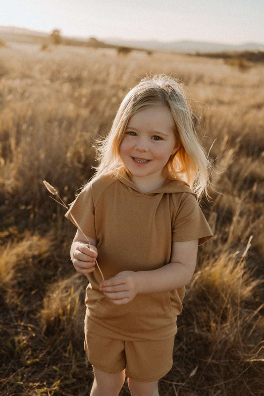 Unisex Bamboo Tan Hoodie