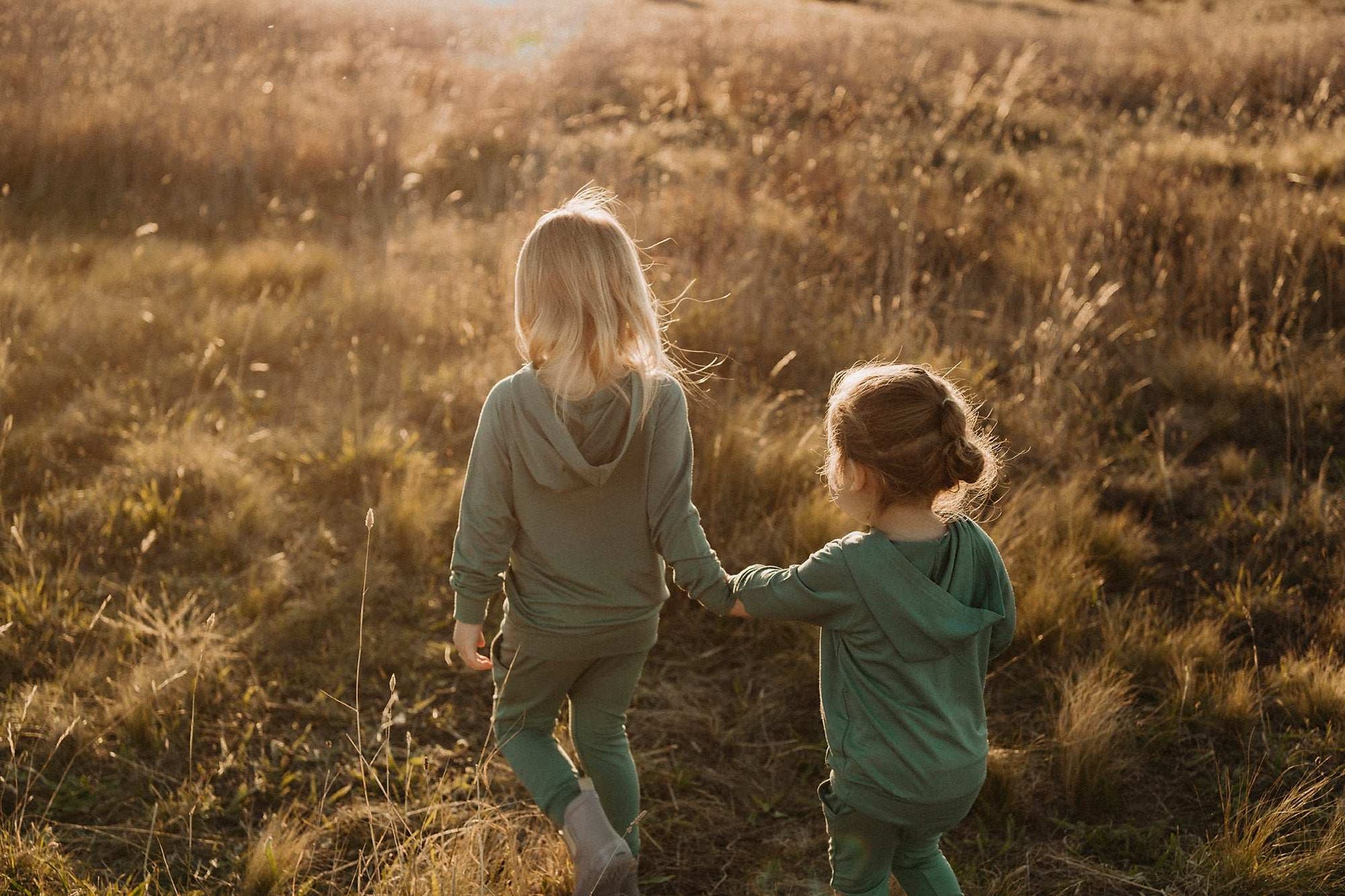 Unisex Bamboo Teal Long-Sleeve Hoodie