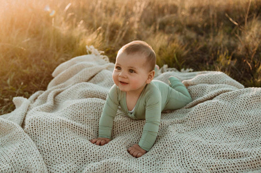 Bamboo Basics - Sage Baby Suit