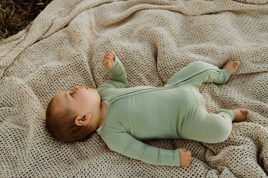 Bamboo Basics - Sage Baby Suit