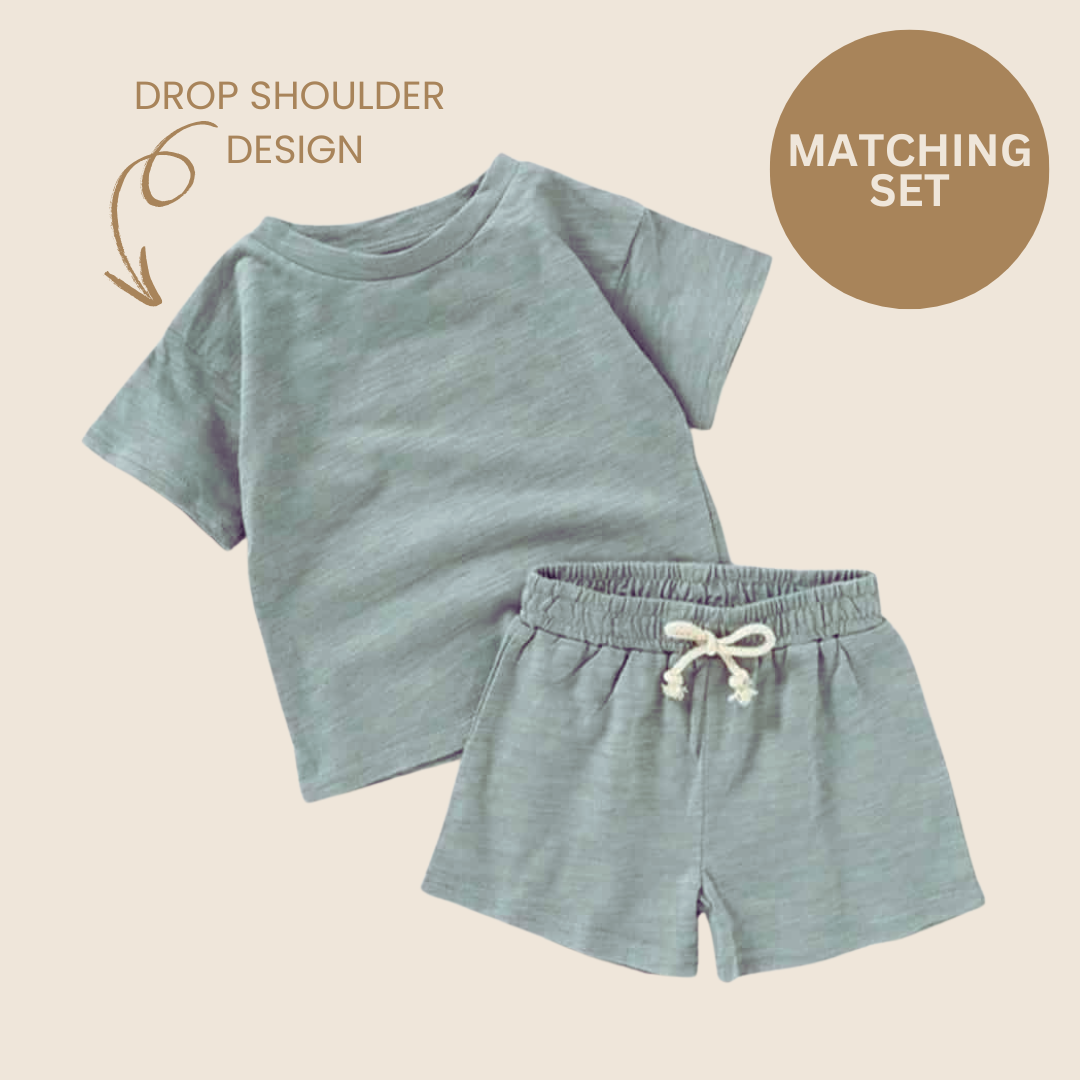 Teal Organic Cotton Set - Preorder