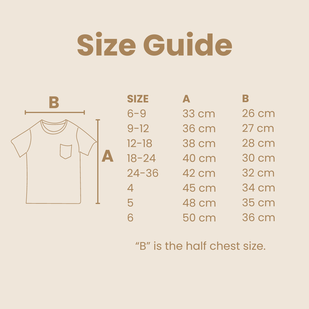 Bamboo Teal & Cream Tee