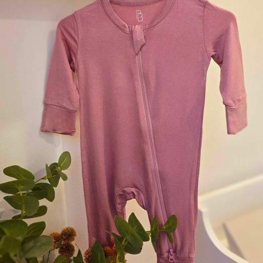 Pink Bamboo Onesie
