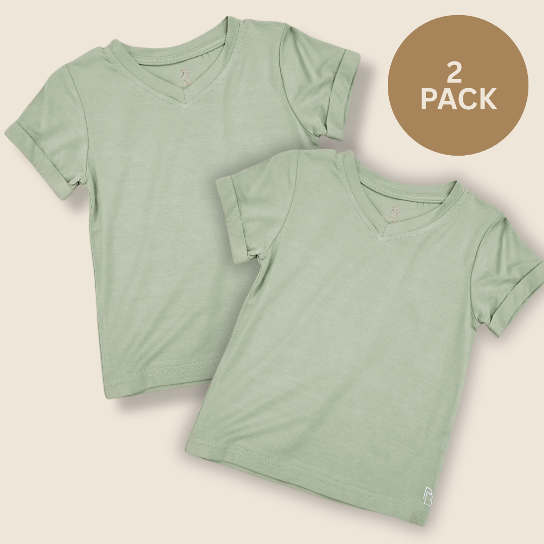 2 Pack - Kids Sage Tee-Shirt